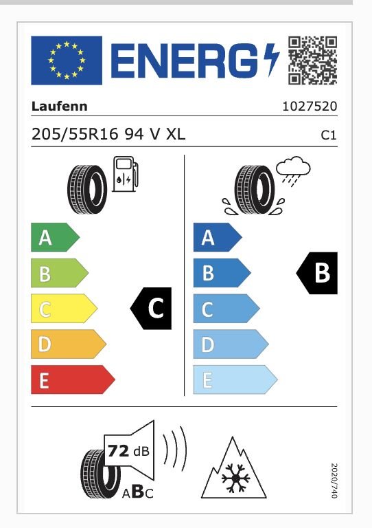 LFN.205/55R16 94V G FIT 4S LH71 (C-B-72) (4 MEVSİM) LAUFENN LASTİK (2024)