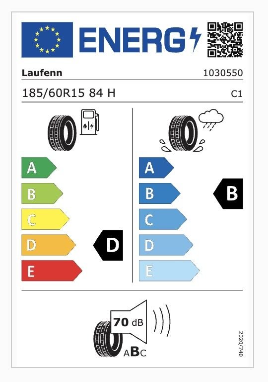 LFN.185/60R15 84H G FİT EQ+ LK41 (D-B-70) (YAZ) LAUFENN LASTİK (2024)