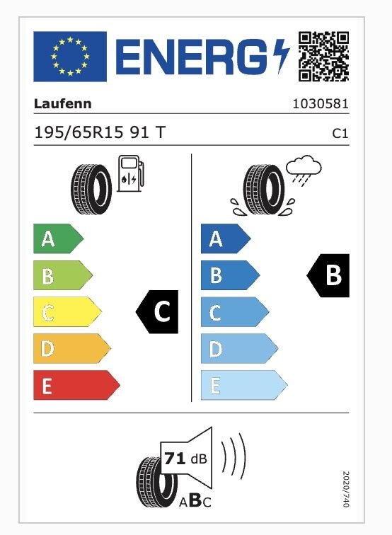 LFN.195/65R15 91T G FİT EQ+ LK41 (C-B-71) (YAZ) LAUFENN LASTİK (2024)